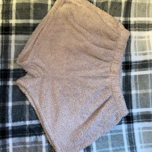 Fuzzy shorts